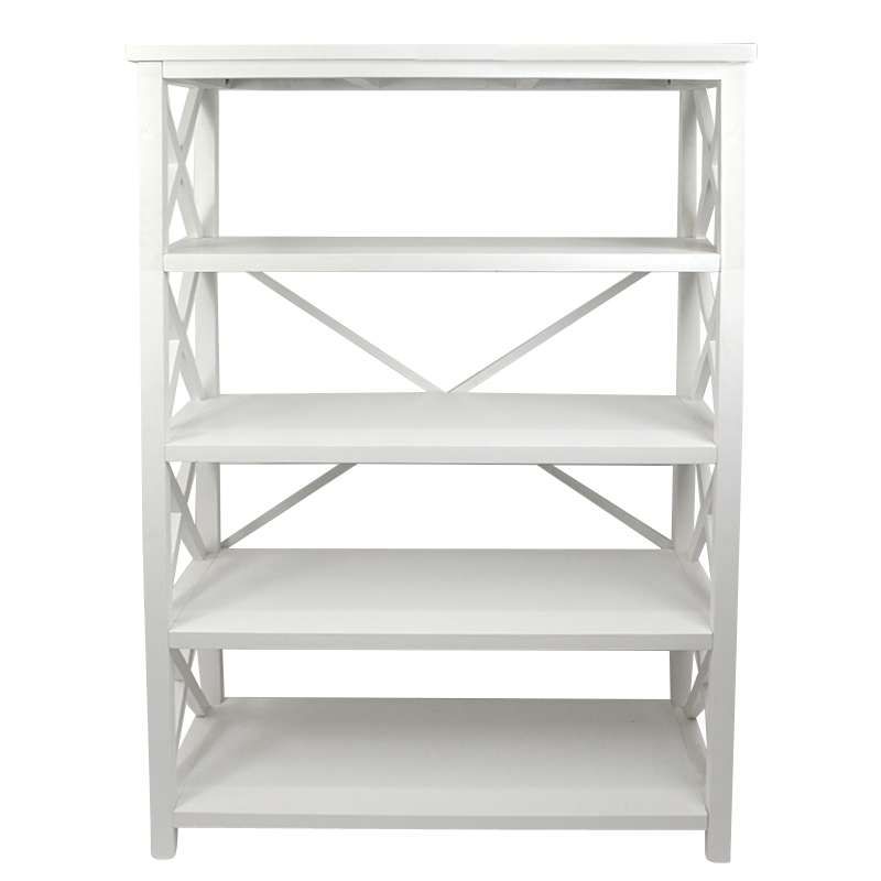 New Port Wood Shelves - White