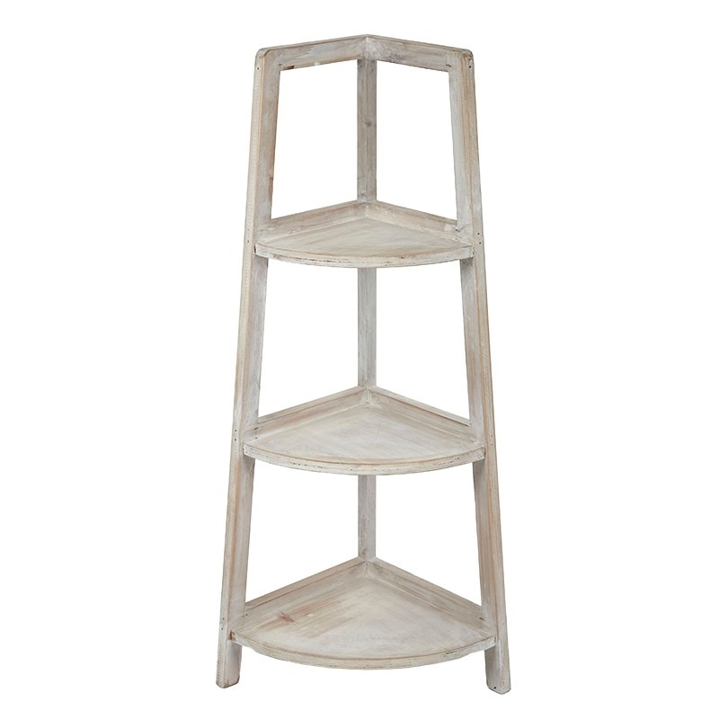 Sawyer Wood Plant Stand - White/Wash