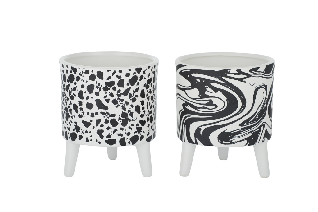 Mottle Ceramic Pots 