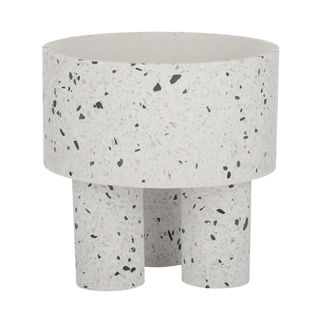 Talie Terrazzo Footed Pot 20x20cm