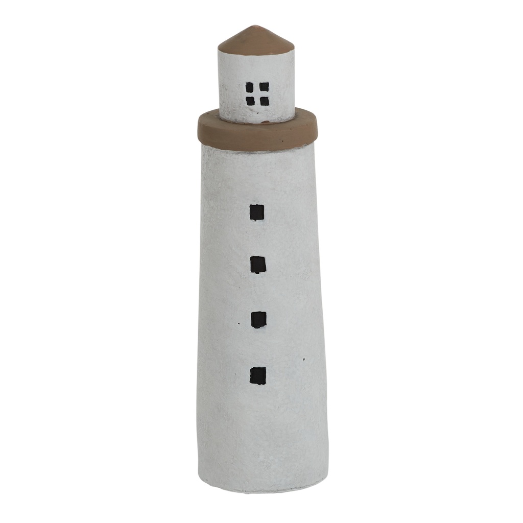 Lighthouse Cement Sculpture 22.5cm