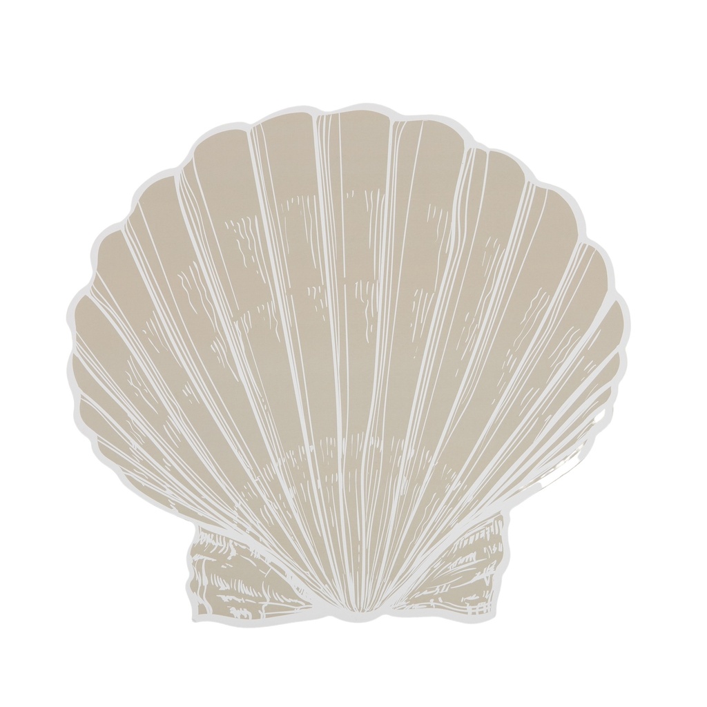 Clam S/4 Shell Cork Placemat