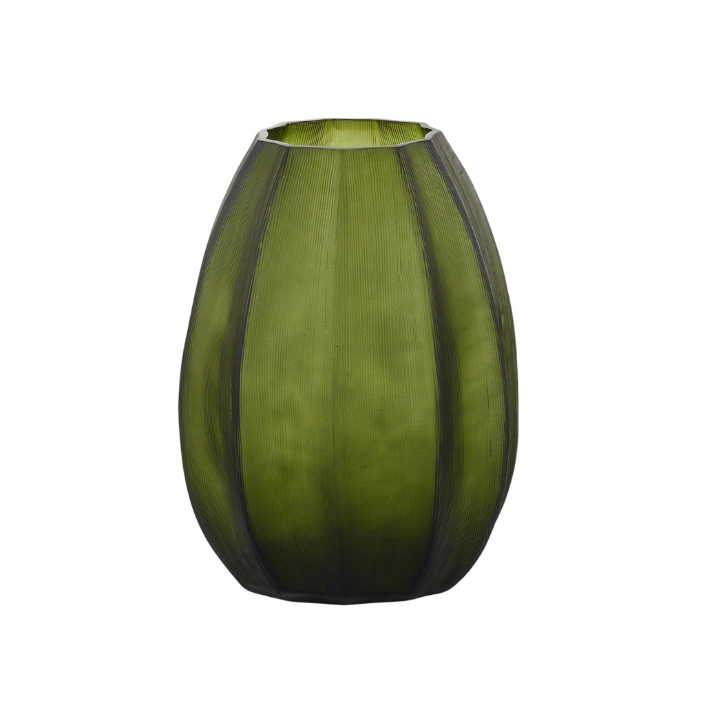 Mossman Glass Vase Green