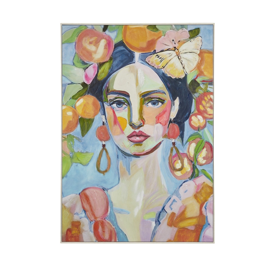 Mika W/Wash Frame Oil Painting