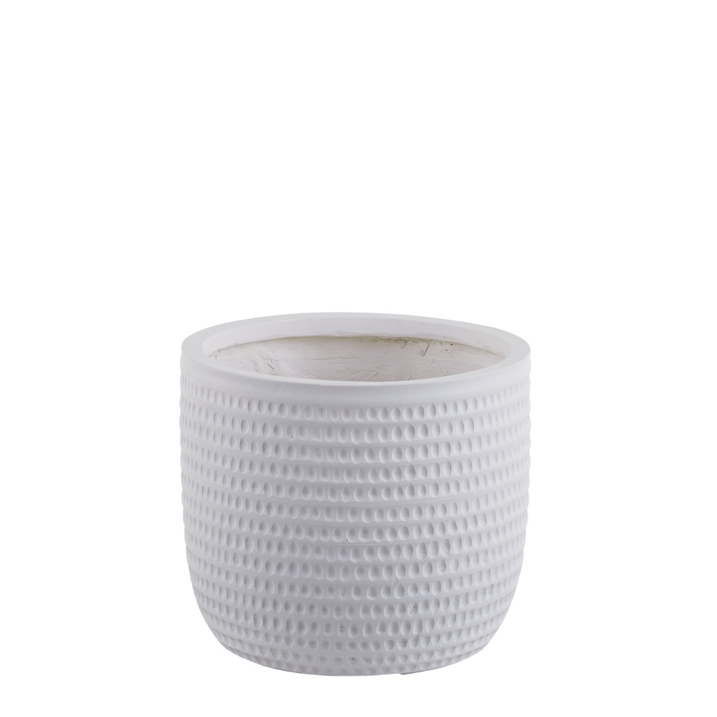 Kenyah Composite Pot 30cm Wht