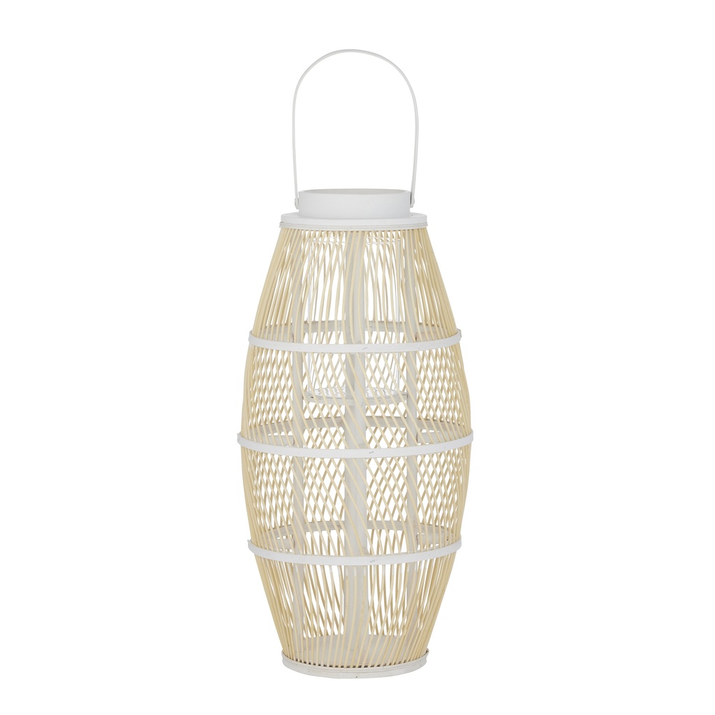 Massa Bamboo Lantern 55cm Nat/Wh