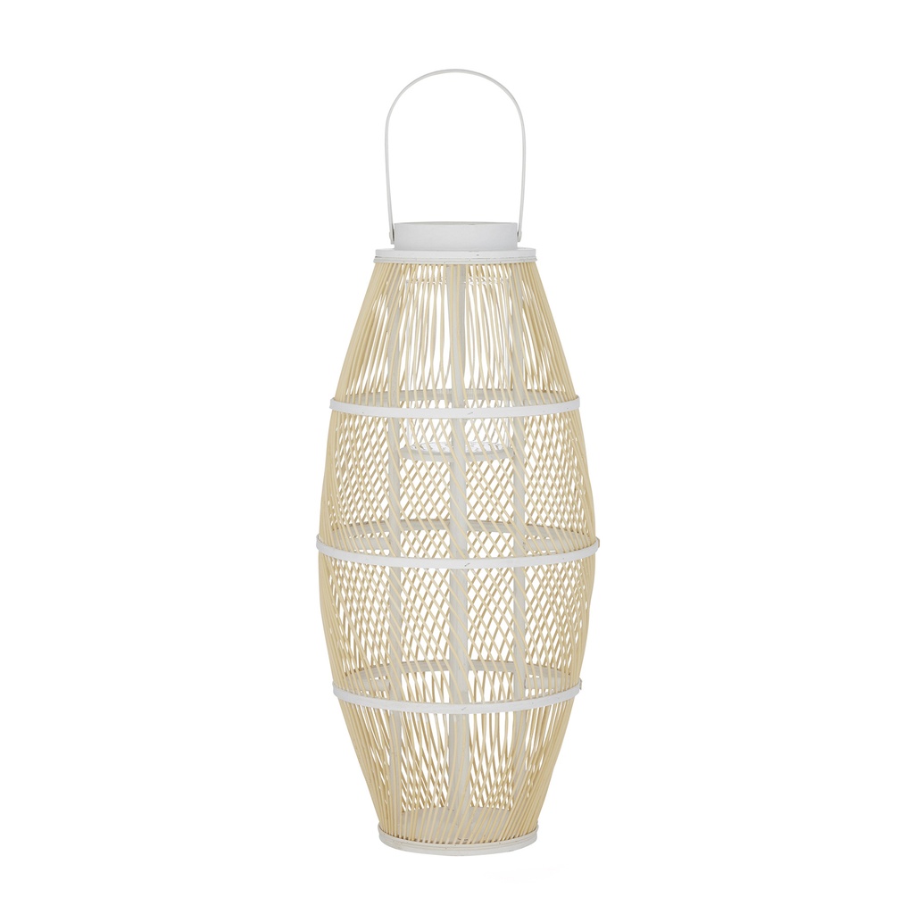 Massa Bamboo Lantern 65cm Nat/Wh