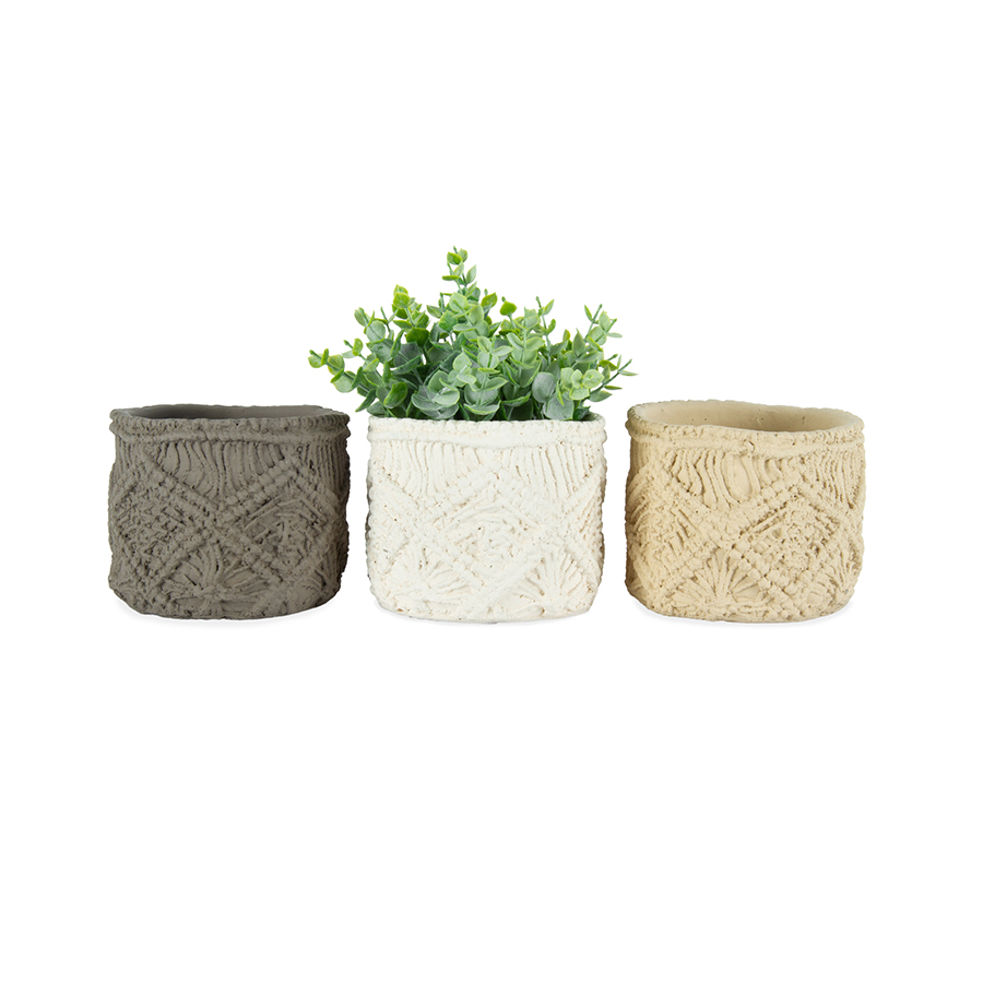 Macrame Potplanters w/Hole