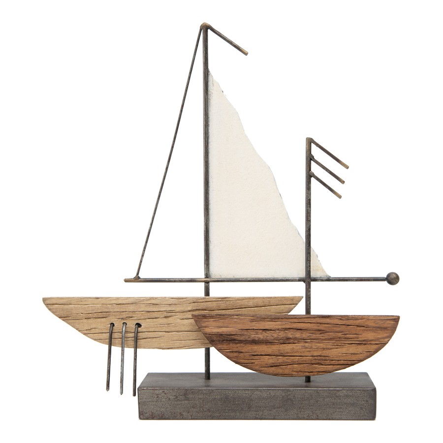 Contemporary Sailboat Figurine