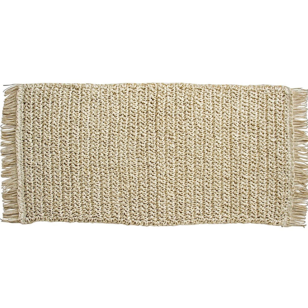 Table Runner Fringe Bleach