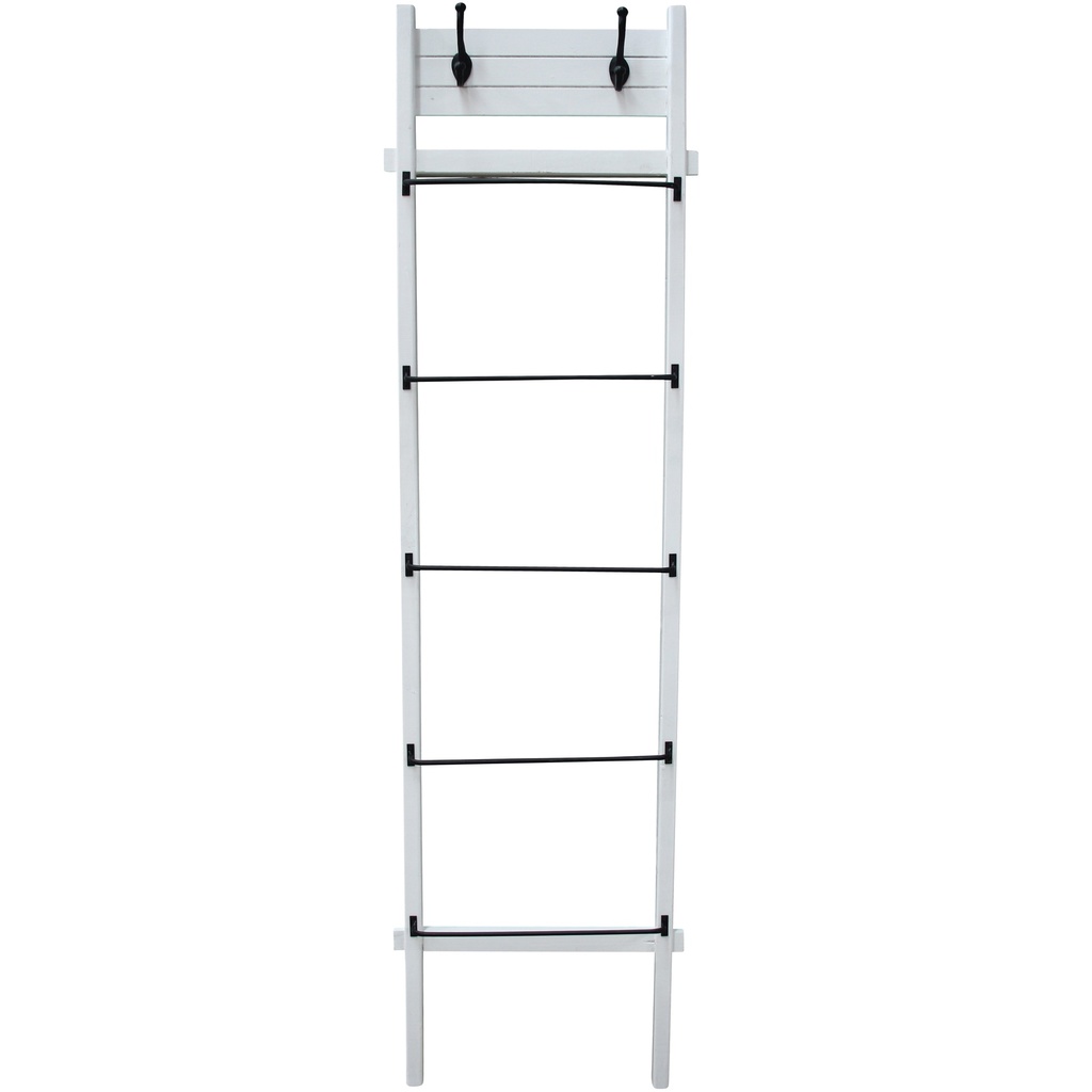Ladder w/ Hooks White