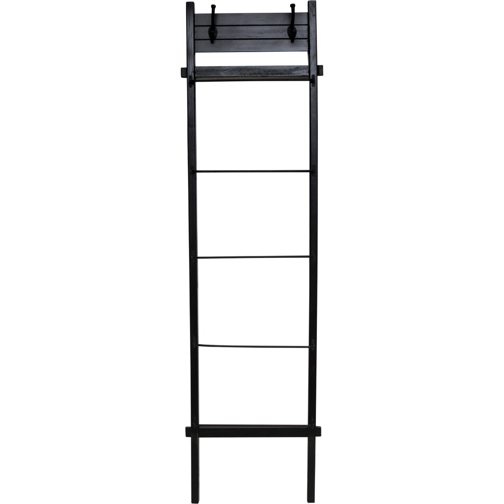 Ladder w/ Hooks Black