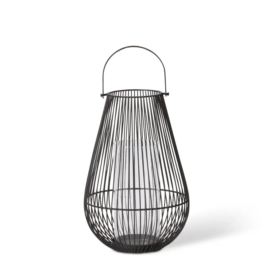 Jimena Lantern Black 18x18x35cm