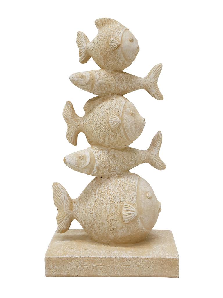 Stacked Fish Decor 26cm