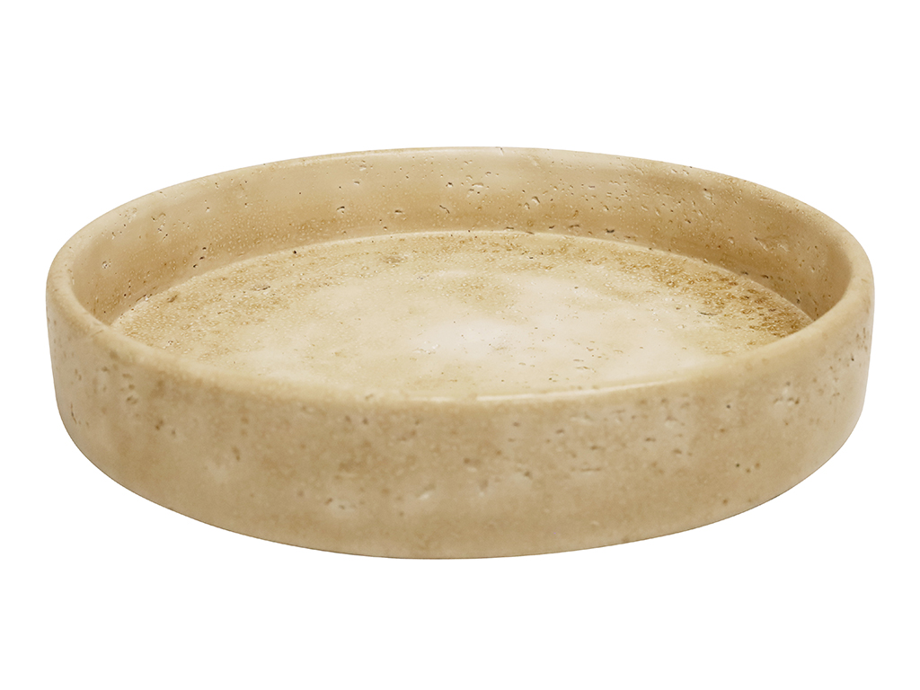 Travertine Look Bowl 28cm 