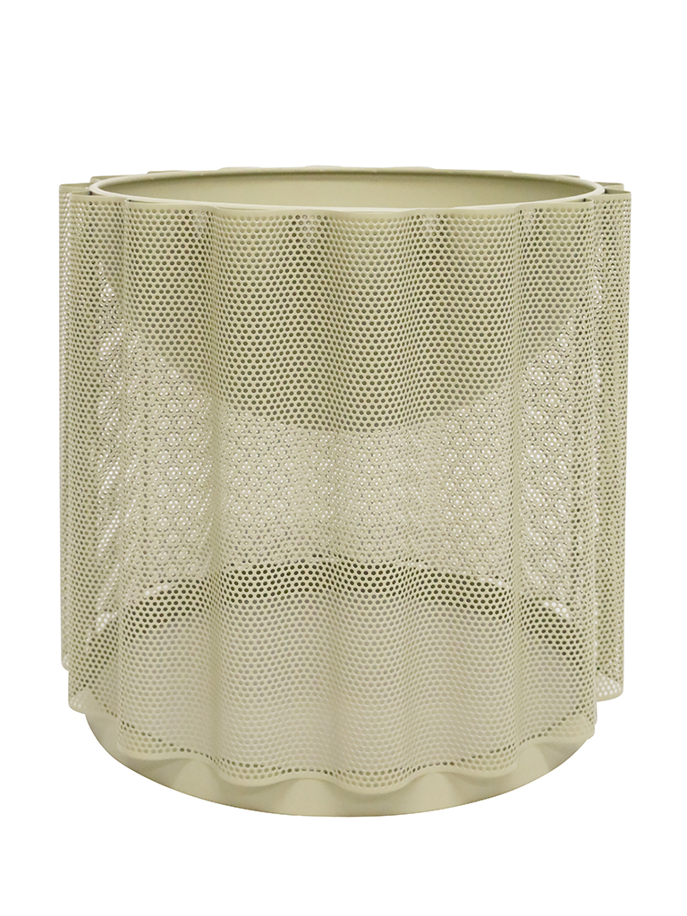 Raz Metal Wave Planter 