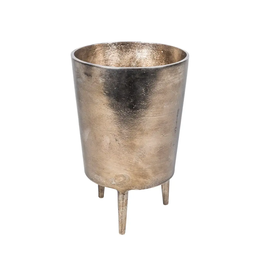 Broze Pot with Legs - Short