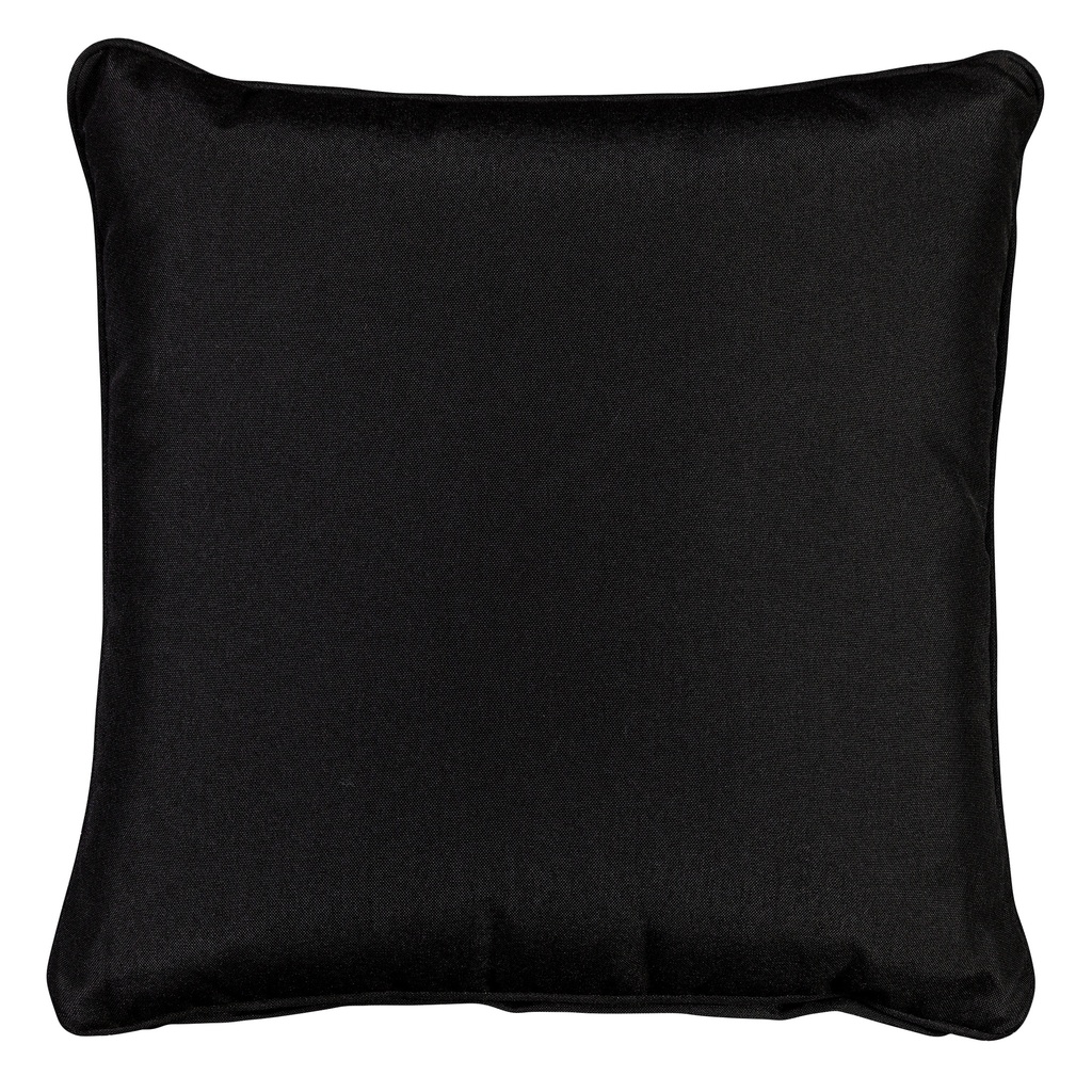 Plain Black Outdoor Cushion