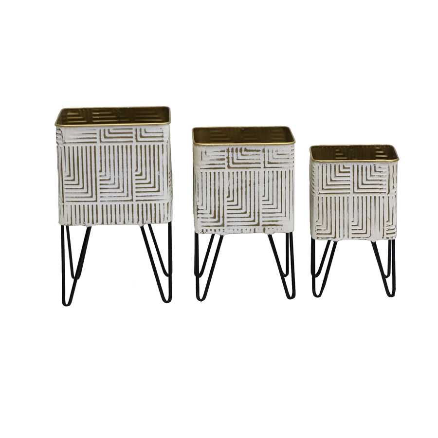 Nested Footed Linear Planter - Small
