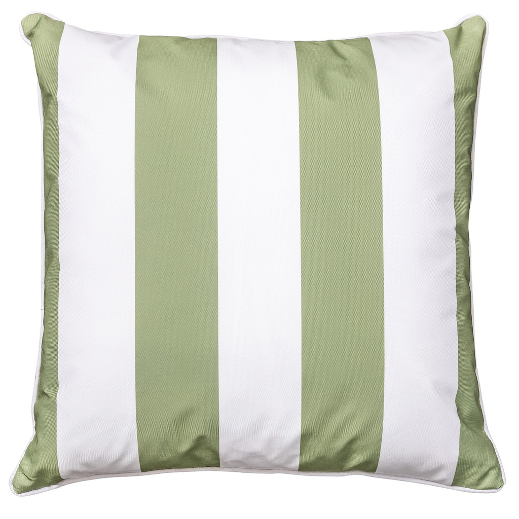 Stripe Sage Green Outdoor Cushion    