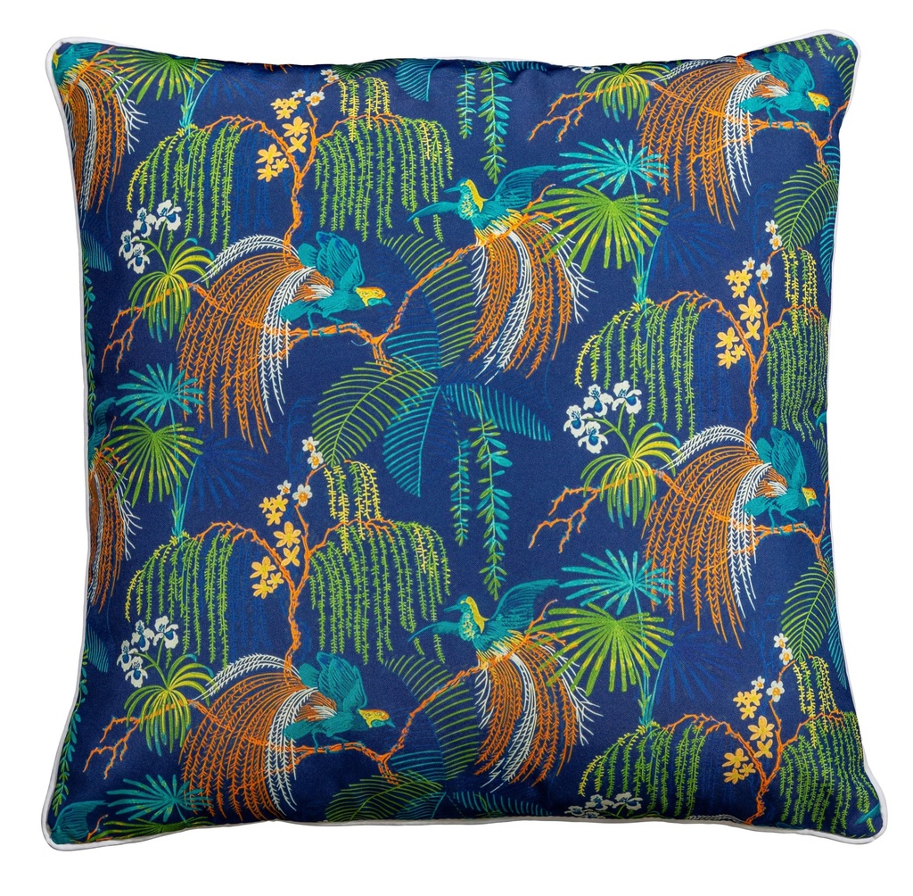 Lyre Bird Outdoor Cushion