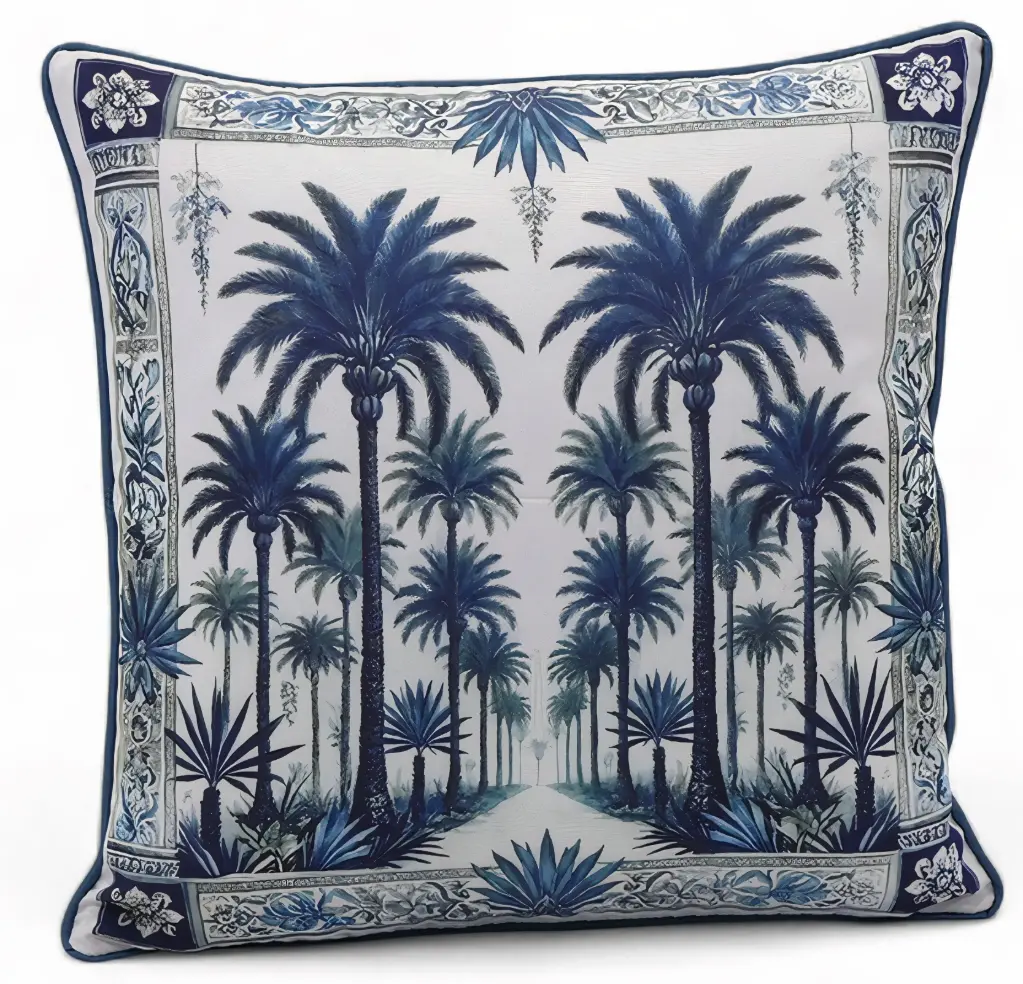Indian Palm Royalty Cushion 