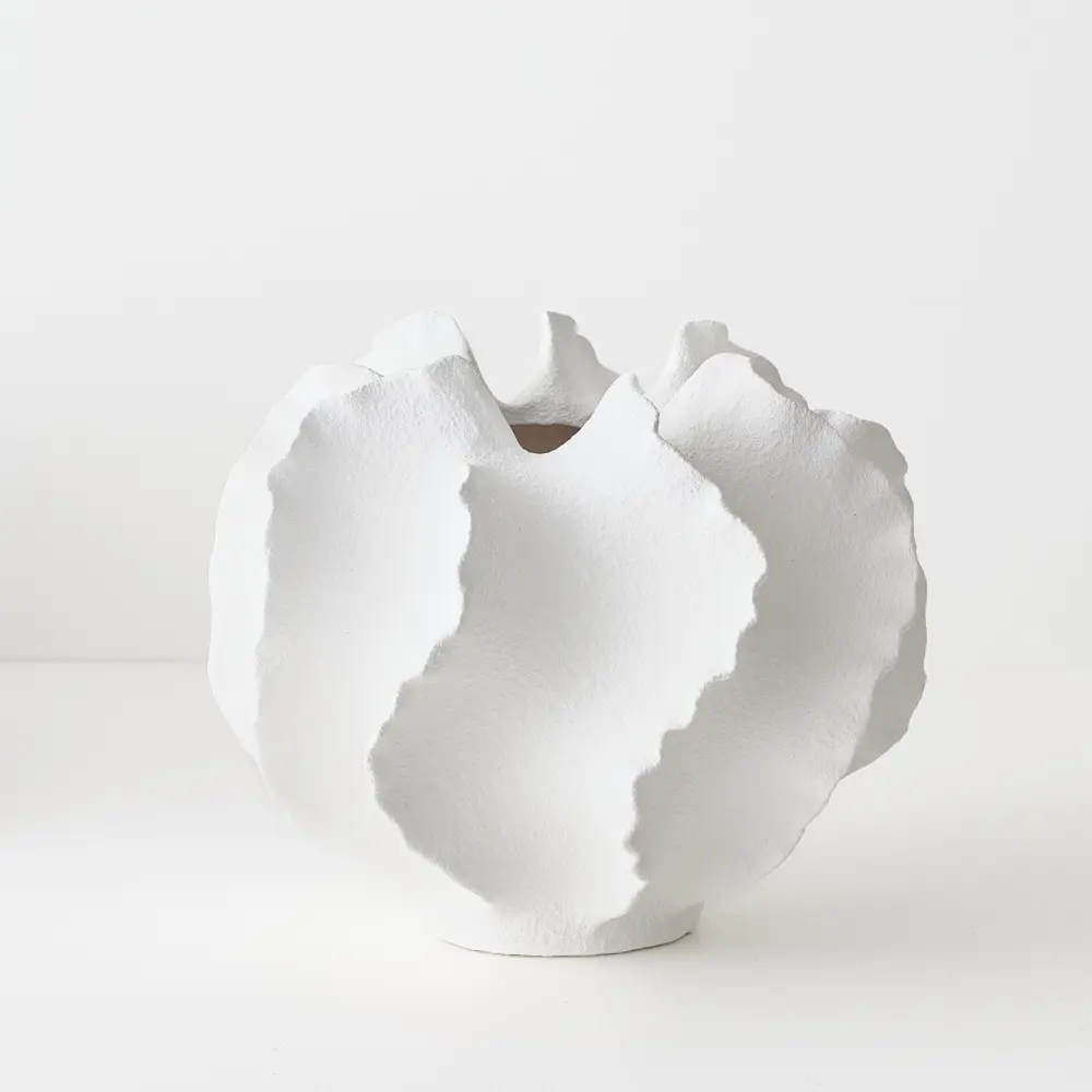 Vase Salento - 23cmh White 23cmmh x 28cmd