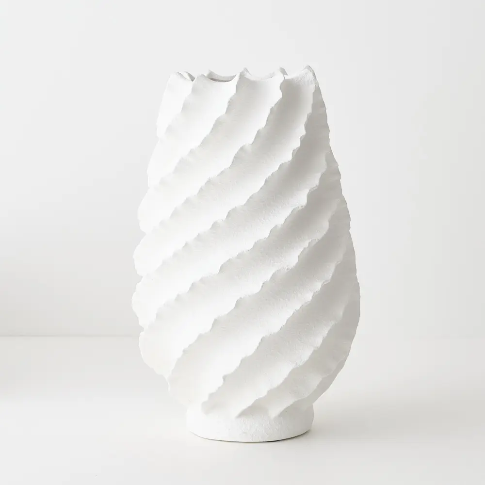 Vase Salento - 37cmh White 37cmh x 23cmd