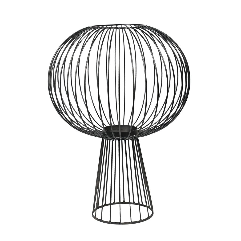 Yankee Metal Blk Wire Ball Hurricane