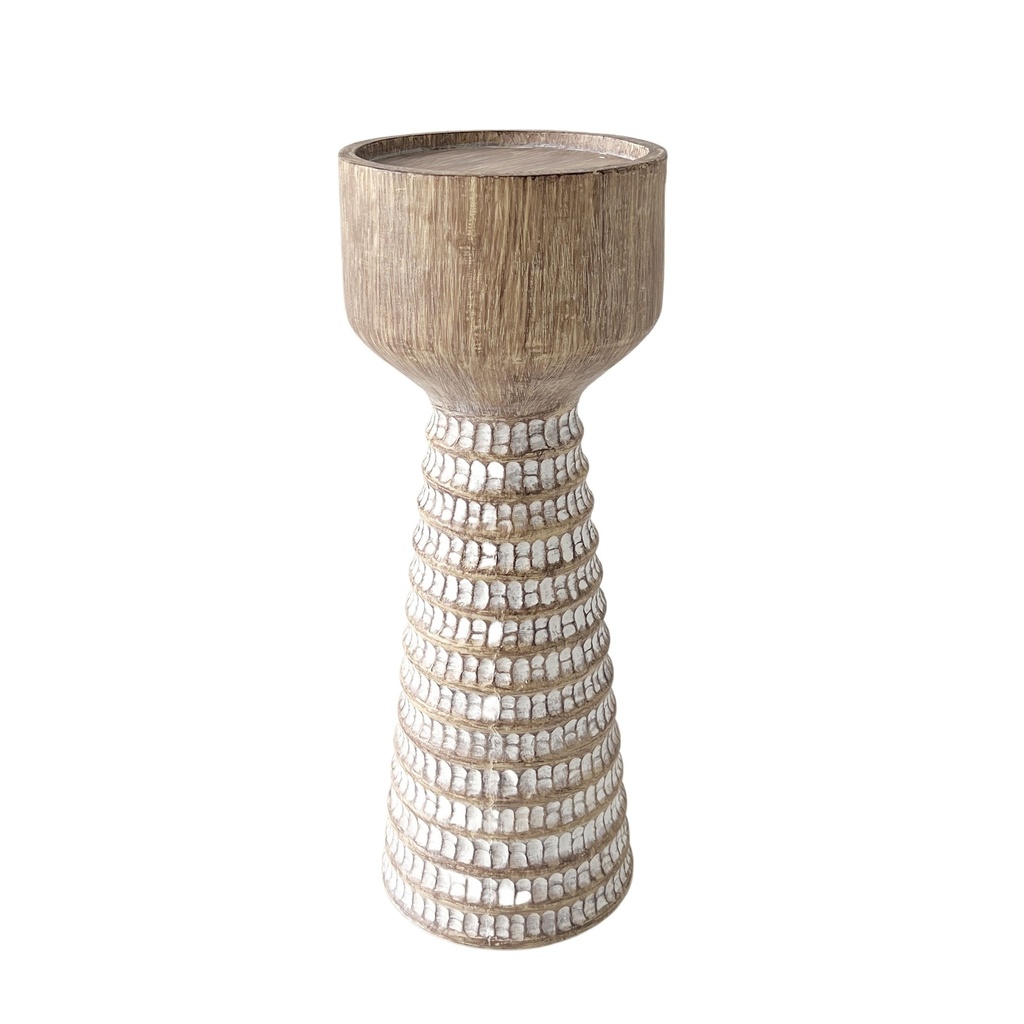 Nixon Resin Fawn Wash Pillar Holder-SML