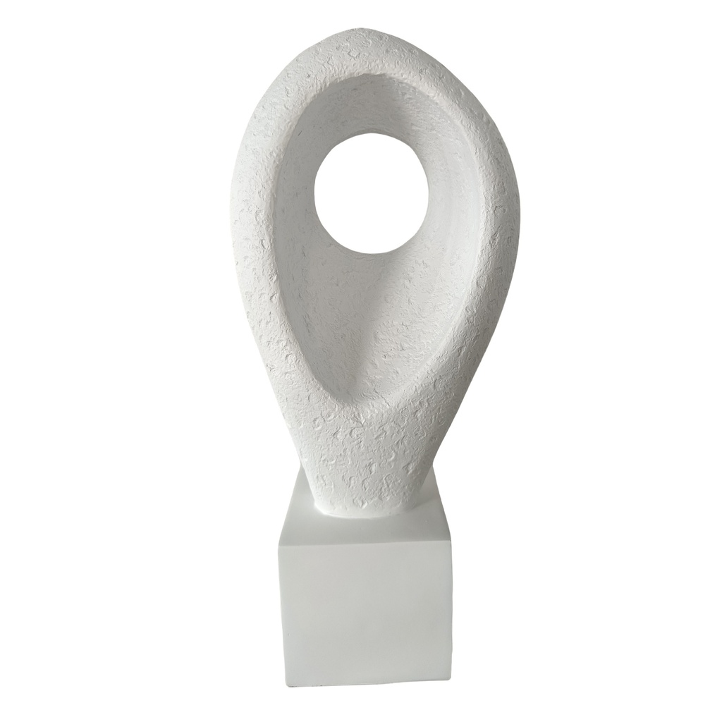 Fritz Resin Matt White Circle