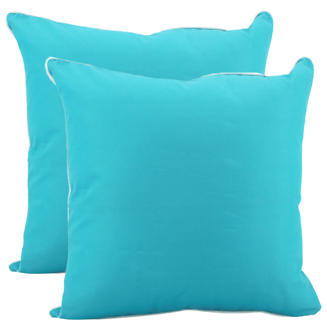 Aqua Plain Outdoor Cushion 