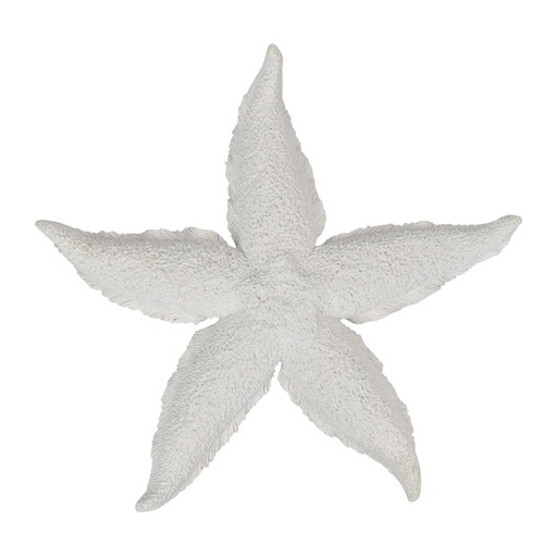 [OD1330] White Poly Starfish Sculpture 