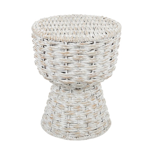 [FU2677] Hogan Hyacinth Stool W/Wash