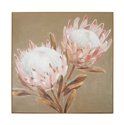 [FP2649] Honeypot Oak Frame Oil Painting