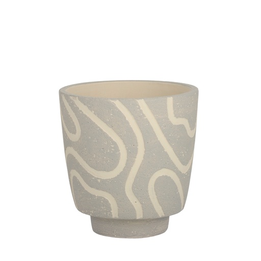 [GA2960] Swirling Cem Pot