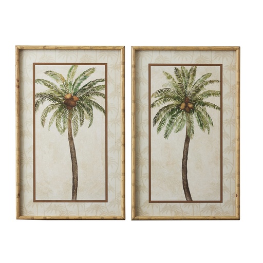 [FP2907] Baja Frame Glass Print 2 - Assorted