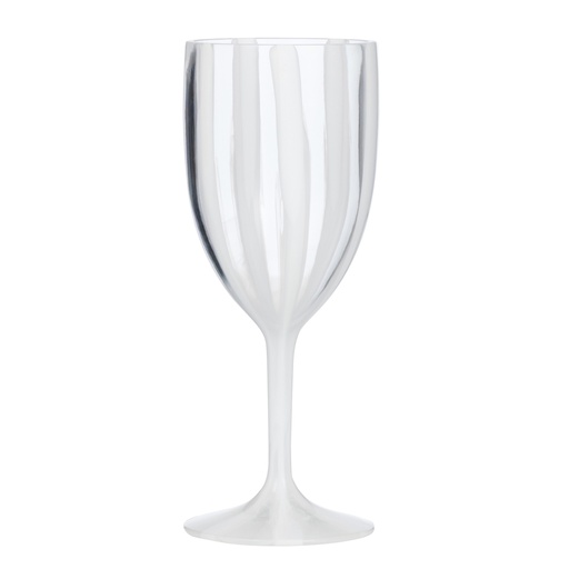 [KW2665] Cabana Acrylic Wine Glass White