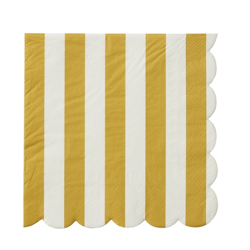 [KW5495] Carnival Mustard Napkins