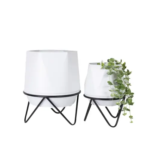 [BK645-PEBBLE-L] Planter Stand - Large