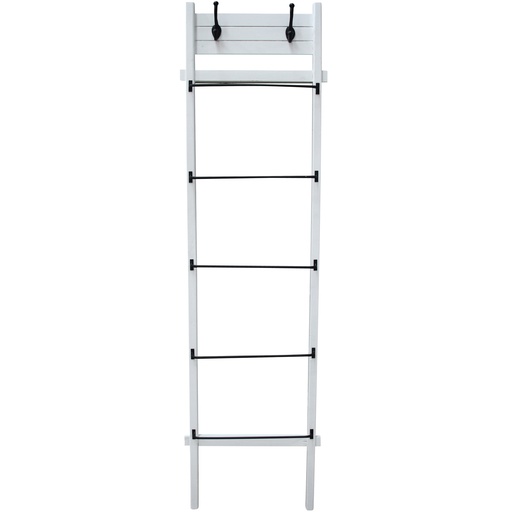 [FM7712-2] Ladder w/ Hooks White