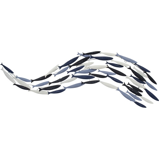 [UV7416-2] Wall Decor Trail of Fish