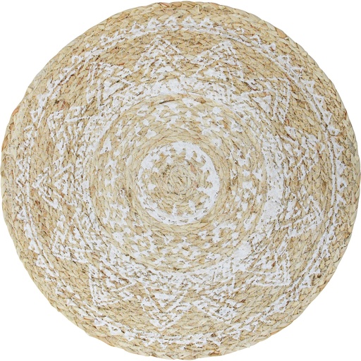 [BB600-6] Placemat Seagrass Rope Mandala