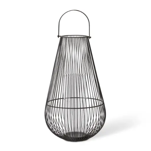 [CL.002.BK] Jimena lantern Black 21x21x45cm