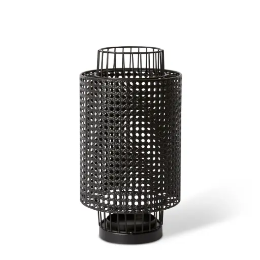 [CL.020.BK] Morgan Candle Holder Black 20cm