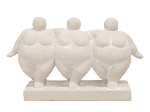 [969508] Dancing Ladies Cement Deco