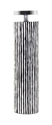 [FC020E] Candle Holder - Zebra Blk 50cm