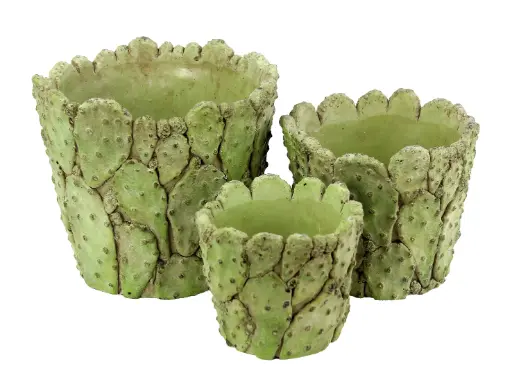 [PT162-S] Rnd Cactus Planter - Mojave SML