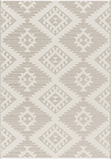 [PRS-47381-556] Prisma Biege Aztec Rug 200/290cm