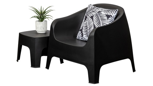 Eclipse Side Table & Sofa Black
